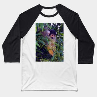 Squirrel Monkey Baseball T-Shirt